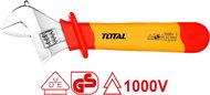 Total Klíč elektrikářský nastavitelný, 250 mm, 1000 V, industrial - Adjustable Wrench