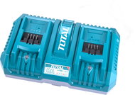 Total Nabíječka pro 2 baterie, 20V Li-ion, industrial - Cordless Tool Charger