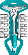 Total Sockets 1/2", set of 12, industrial, CrV - Socket Wrench Set