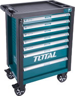 Total Workshop trolley with tools 162 pcs, industrial - Tool Set
