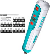 Total AKU mini screwdriver, 4 V, USB charging, with bit set - Cordless Screwdriver