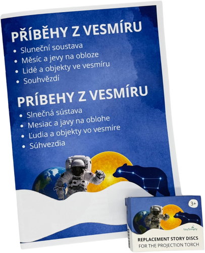 toySimply Space stories discs for projector torch Main image toySimply Space stories discs for projector torch - Light Projector - Main image