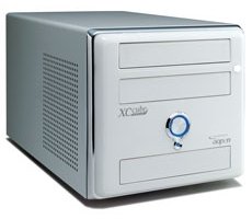 AOpen XC Cube EZ915 bílý (white), i915G, 2x DDR400, SATA, int. VGA+PCIe x16, audio, GLAN - PC Case - Main image