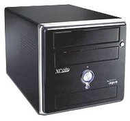 AOpen XC Cube EZ915 černý (black), i915G, 2x DDR400, SATA, int. VGA+PCIe x16, audio, GLAN - Počítačová skříň