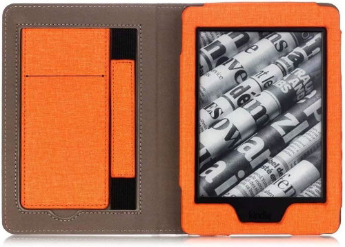 Benello SK-04 - Case for Amazon Kindle Paperwhite 1/2/3/4 - orange (Mandarine) - E-Book Reader Case - Main image