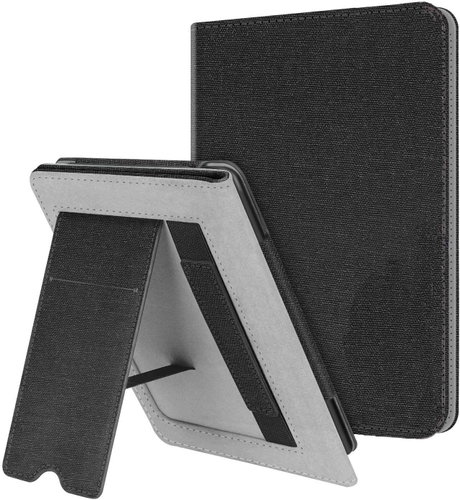 Benello SK-07 - Case for Amazon Kindle Touch / 6 / 8 / 2019 / 2020 - black (Charcoal Black) - E-Book Reader Case - Main image