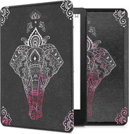 KW Mobile - Elephant Sketch - KW5625610 - Case for Amazon Kindle Paperwhite 5 (2021) - anthracite - E-Book Reader Case
