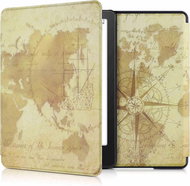KW Mobile - Travel Vintage - KW5625607 - Case for Amazon Kindle Paperwhite 5 (2021) - light brown - E-Book Reader Case