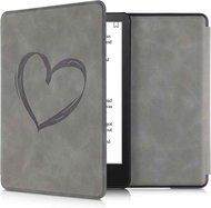 KW Mobile - Brushed Heart - KW5625703 - Case for Amazon Kindle Paperwhite 5 (2021) - grey - E-Book Reader Case