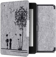 KW Mobile - Felt Dandelion Love - KW4848903 - Case for Amazon Kindle Paperwhite 4 (2018) - grey - E-Book Reader Case