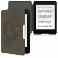 KW Mobile Felt Brushed Heart - KW5492402 - Case for Amazon Kindle Paperwhite 4 (2018) - brown - E-Book Reader Case