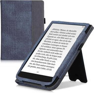 KW Mobile - Double Leather - KW5364803 - Case for Pocketbook 740/741 - colour grey, denim - E-Book Reader Case
