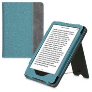 KW Mobile - Double Leather - KW5626104 - Case for Amazon Kindle Paperwhite 5 (2021) - grey, blue - E-Book Reader Case