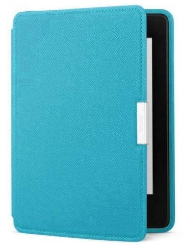 Kindle Paperwhite original case KASPER02, PU leather, blue (Blue Ink) - E-Book Reader Case - Main image
