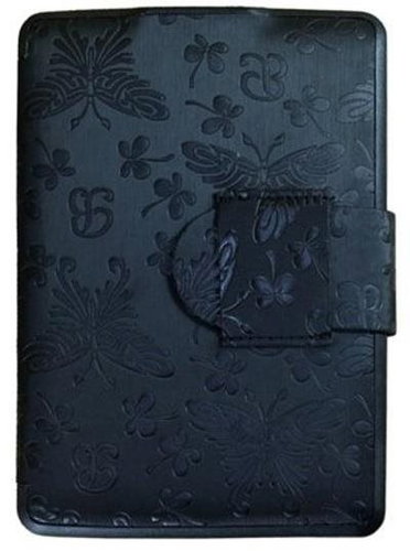 Butterfly B05 - Cover for Amazon Kindle 4/5 - black, motif Butterfly - E-Book Reader Case - Main image