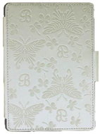 Butterfly B07 - Cover for Amazon Kindle 4/5 - white, motif Butterfly - E-Book Reader Case