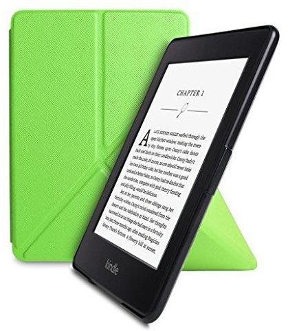 Origami OR48 - Amazon Kindle 6, Paperwhite 1, 2, 3 green - magnet, stand - E-Book Reader Case - Main image