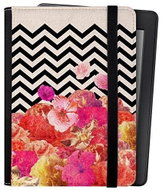 Caseable C13-CF universal case for book readers - Chevron Flora motif - E-Book Reader Case