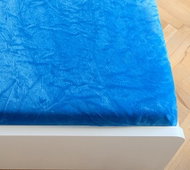 HOME ELEMENTS Micro Flannel Sheet - Dark Blue - 220 GSM - 90x200cm - Bedsheet