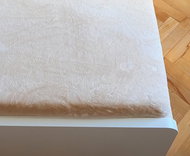 HOME ELEMENTS Micro Flannel Sheet - Sand - 220 GSM - 180x200cm - Bedsheet