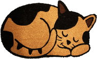 HOME ELEMENTS Coconut Mat + Plastic, Cat, 43x73cm - Doormat