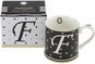 HOME ELEMENTS Porcelánový hrnek - Písmeno F - Hrnek