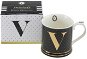 HOME ELEMENTS Porcelain Mug - Letter V - Mug