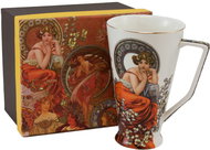 HOME ELEMENTS Porcelain mug 500ml, Mucha - Mug