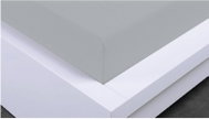 HOME ELEMENTS Stretch Sheet, Jersey. 180x200cm, Light Grey, Cotton - Bedsheet