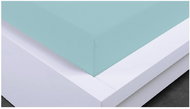 HOME ELEMENTS Stretch Sheet, Jersey 180x200cm, Light Blue, Cotton - Bedsheet