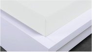 HOME ELEMENTS Stretch Sheet, Jersey, 160x200cm, White, Cotton - Bedsheet