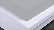HOME ELEMENTS Jersey Stretch Sheet, 160x200cm, Light Grey, Cotton - Bedsheet