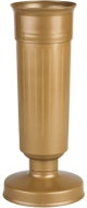 Z - TRADE Madona hřbitovní váza se zátěží a mřížkou 30 cm, zlatá - Decoration