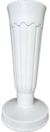 Z - TRADE Madona hřbitovní váza se zátěží 32 cm, bílá - Decoration