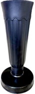 Z - TRADE Madona hřbitovní váza se zátěží 32 cm, černá - Decoration