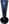 Madona Grave Vase with Weight 32cm, Black