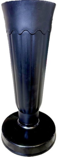 Madona Grave Vase with Weight 32cm, Black - Decoration - Main image