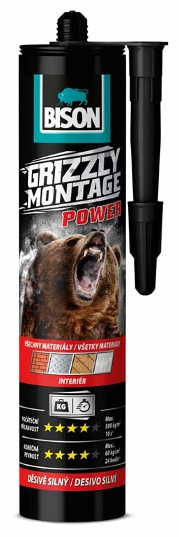 BISON GRIZZLY MONTAGE POWER WHITE 370g