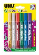 UHU Glitter Glue 6 × 10 ml Original - Lepidlo