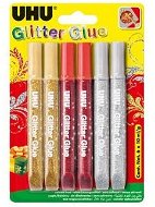 UHU Glitter Glue 6 x 10 ml X-mas - Ragasztó