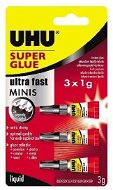 UHU Super Glue Minis 3× 1 g - Lepidlo