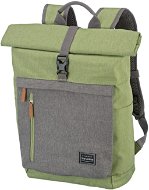 Travelite Basics Roll-up Backpack Green / Grey - City Backpack