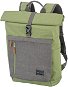 Travelite Basics Roll-up Backpack Green / Grey - City Backpack