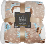 Home elements Blanket with lamb 150 × 200 cm, Elves - Blanket