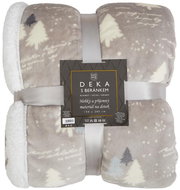 Home elements Blanket with lamb Forest, 150 × 200 cm - Blanket