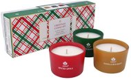 Arôme Dárková sada vonných vánočních svíček Spiced Apple, Clove & Orange, Vanilla bourbon - Gift Set