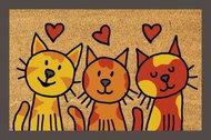 Home Elements - Doormat Cats with hearts - Doormat