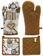 Home Elements Magnetic potholder and mat The Best Grandma - Oven Mitt