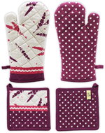 Home Elements Magnetic potholder and mat Lavender 2022 - Oven Mitt