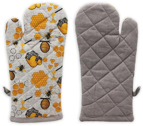 Home Elements Magnetic potholder and mat Bee - Oven Mitt - Main image